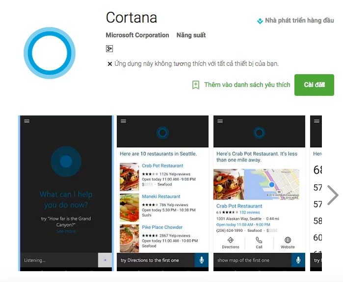 Trải nghiệm trợ lý ảo Cortana trên Android ảnh 2 Trải nghiệm trợ lý ảo Cortana trên Android ảnh 2