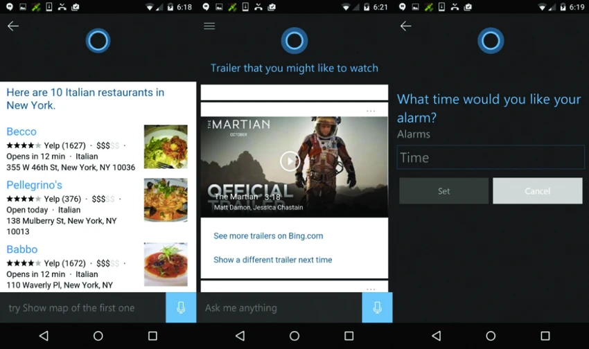 Trải nghiệm trợ lý ảo Cortana trên Android ảnh 1 Trải nghiệm trợ lý ảo Cortana trên Android ảnh 1