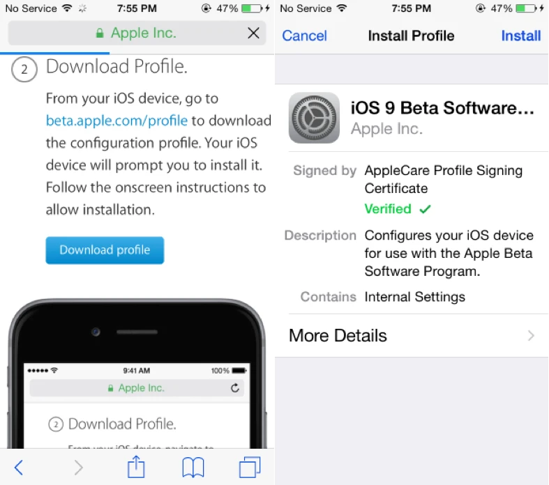 Làm thế nào để trải nghiệm iOS 9 beta? ảnh 1 Làm thế nào để trải nghiệm iOS 9 beta? ảnh 1