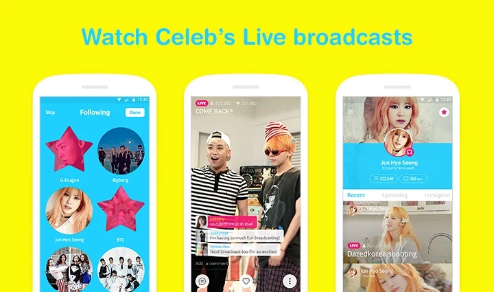 Gặp gỡ thần tượng K-pop trực tiếp từ smartphone ảnh 1
