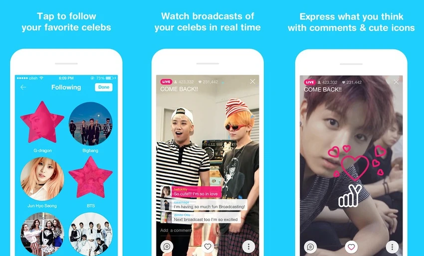 Gặp gỡ thần tượng K-pop trực tiếp từ smartphone ảnh 2