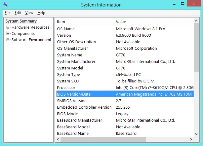 Những lưu ý khi cập nhật BIOS cho máy tính ảnh 2 Những lưu ý khi cập nhật BIOS cho máy tính ảnh 2
