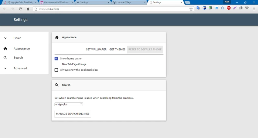 Kích hoạt giao diện Material Design ẩn trên Google Chrome ảnh 3