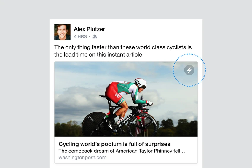 Tính năng Instant Articles trên iPhone
