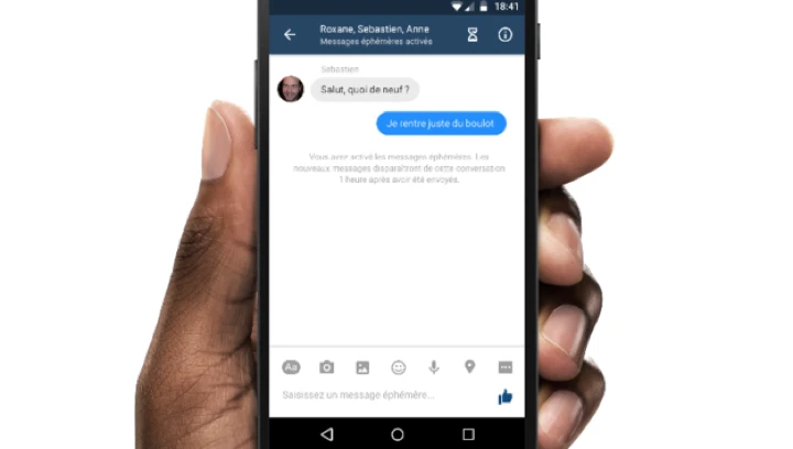 Facebook ra mắt tính năng nhắn tin tự hủy ảnh 1 Facebook ra mắt tính năng nhắn tin tự hủy ảnh 1