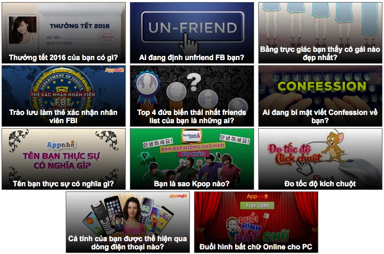 Mất tài khoản Facebook vì các trò chơi 'nhảm nhí' ảnh 4