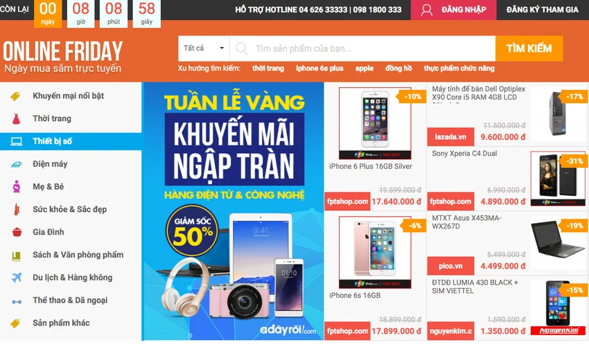 Coi chừng dính bẫy “khuyến mãi ảo” khi mua hàng online ảnh 1 Coi chừng dính bẫy “khuyến mãi ảo” khi mua hàng online ảnh 1