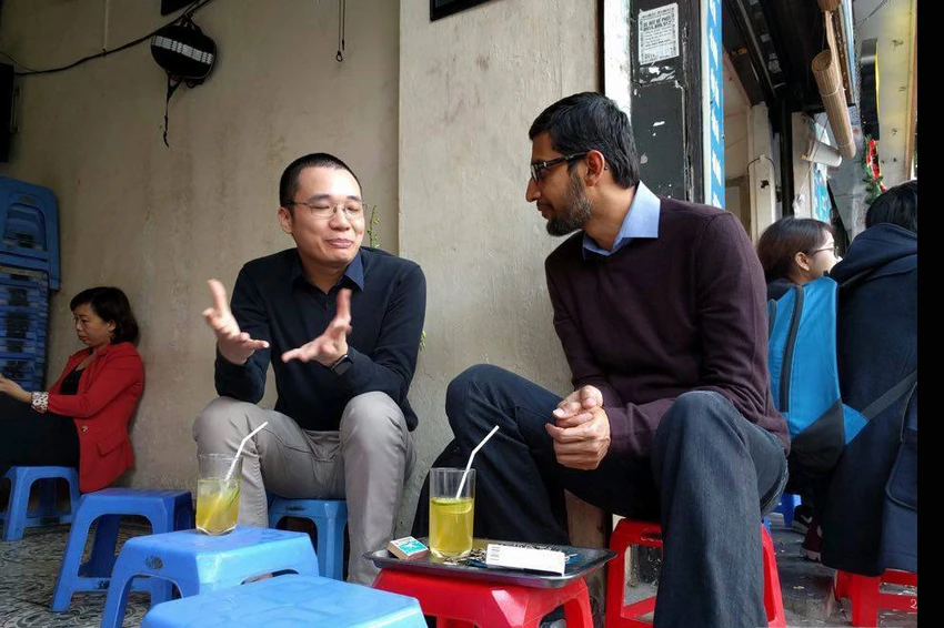CEO Google “trà chanh chém gió” tại Việt Nam ảnh 1 CEO Google “trà chanh chém gió” tại Việt Nam ảnh 1