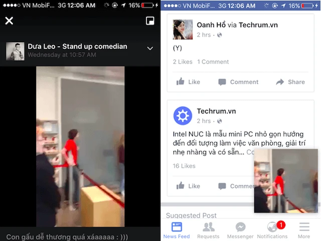 Xem video Facebook ở chế độ cửa sổ ảnh 2 Xem video Facebook ở chế độ cửa sổ ảnh 2