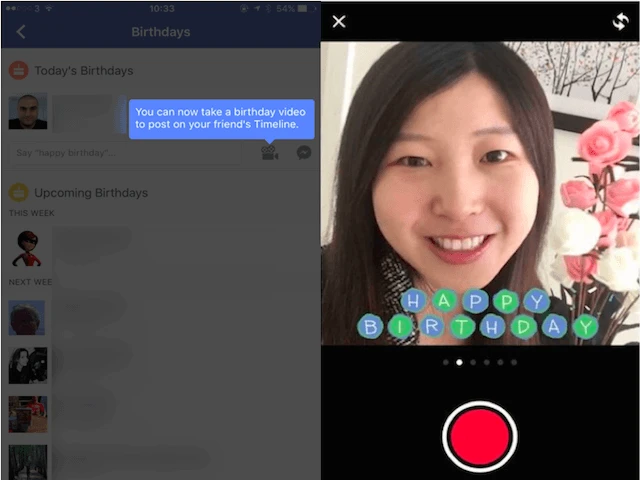 Facebook ra mắt tính năng chúc mừng sinh nhật bằng video ảnh 2 Facebook ra mắt tính năng chúc mừng sinh nhật bằng video ảnh 2
