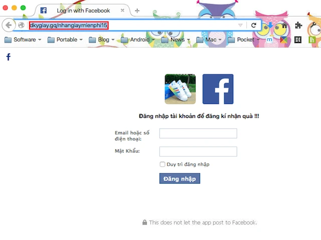 Trò lừa tặng card trên Facebook lại tái diễn ảnh 3 Trò lừa tặng card trên Facebook lại tái diễn ảnh 3