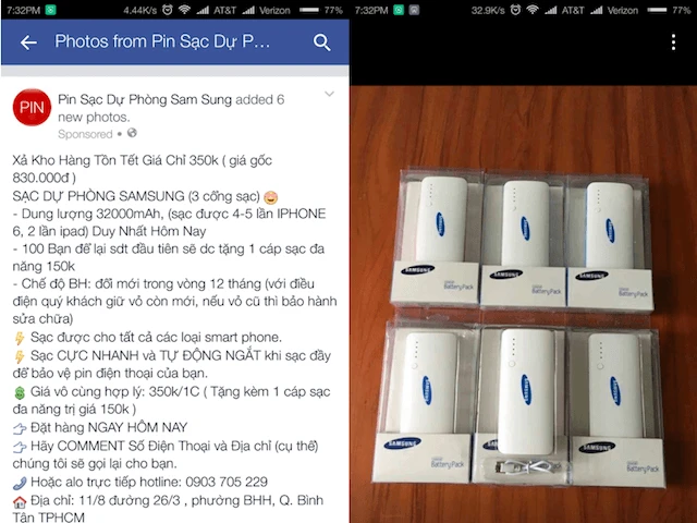 Mẹo để không mua nhầm pin dự phòng dỏm ảnh 1 Mẹo để không mua nhầm pin dự phòng dỏm ảnh 1