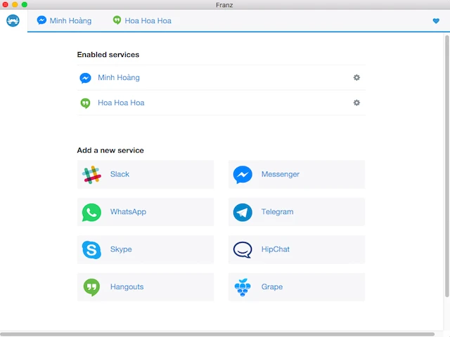 Gom nhiều tài khoản Messenger, WhatsApp về một mối ảnh 2 de-dang-quan-ly-moi-tai-khoan-tai-mot-noi