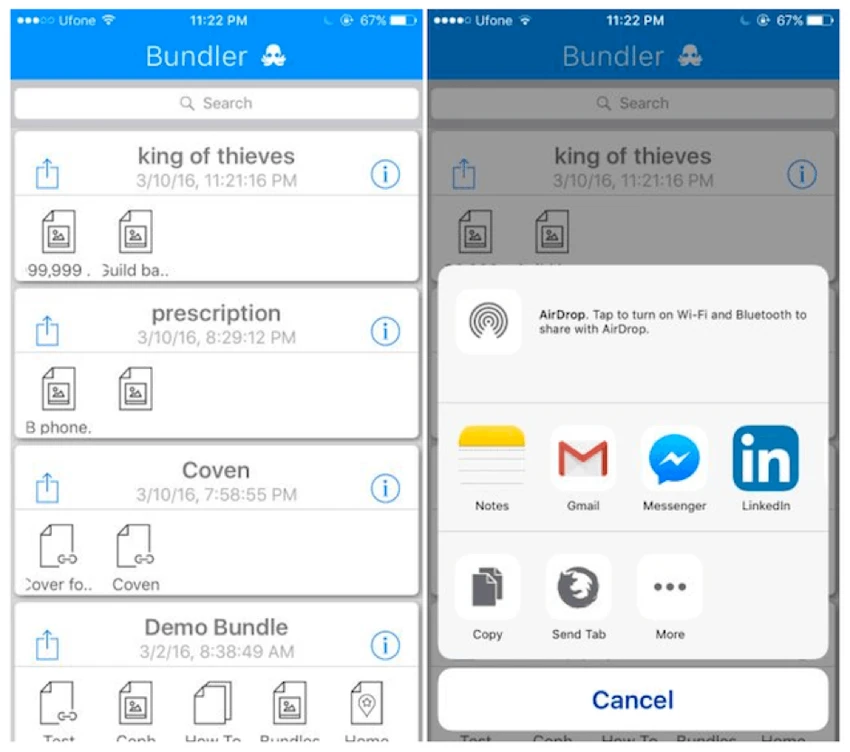Tăng tốc chia sẻ ảnh trên iOS với Bundler ảnh 2 Tăng tốc chia sẻ ảnh trên iOS với Bundler ảnh 2