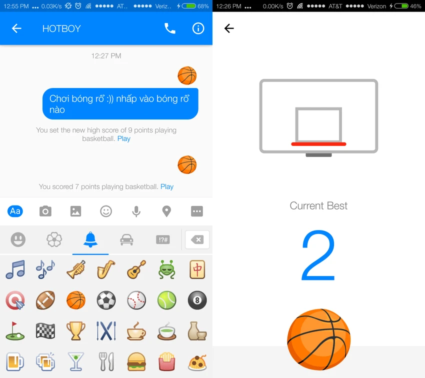 Cách chơi bóng rổ trên Facebook Messenger ảnh 1 choi-bong-ro-tren-facebook-messenger