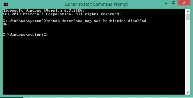 Tăng tốc internet bằng dòng lệnh đơn giản