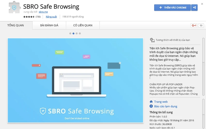 SBRO Safe Browsing