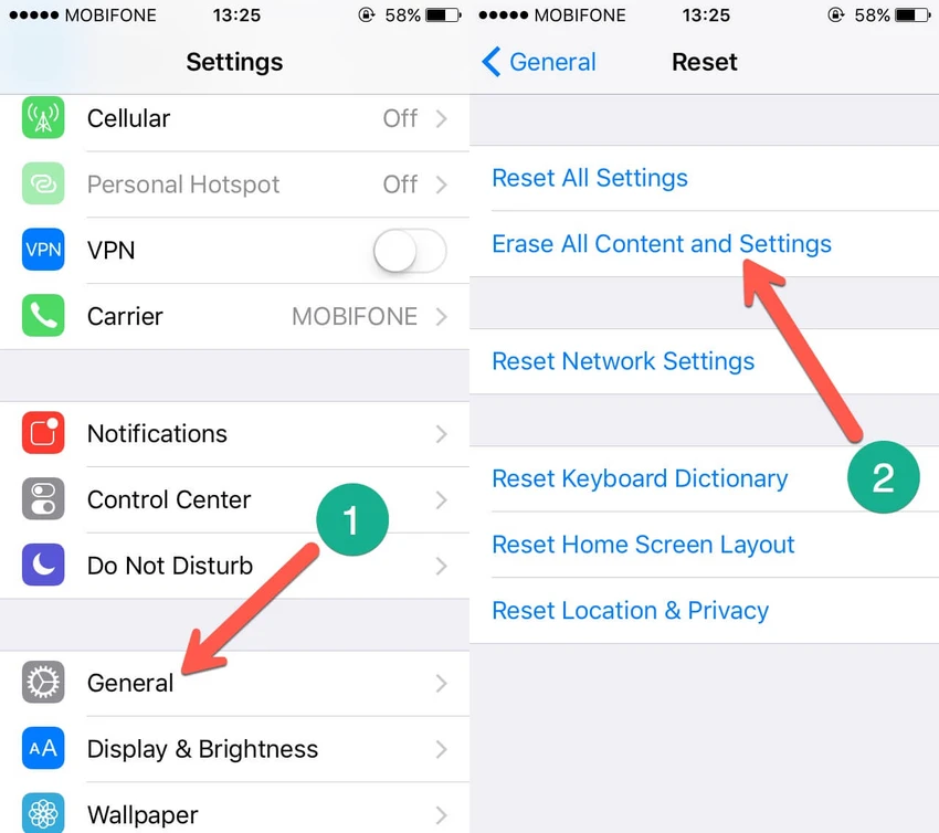 Sửa lỗi không thể kết nối Wi-Fi và Bluetooth trên iPhone ảnh 3 Reset