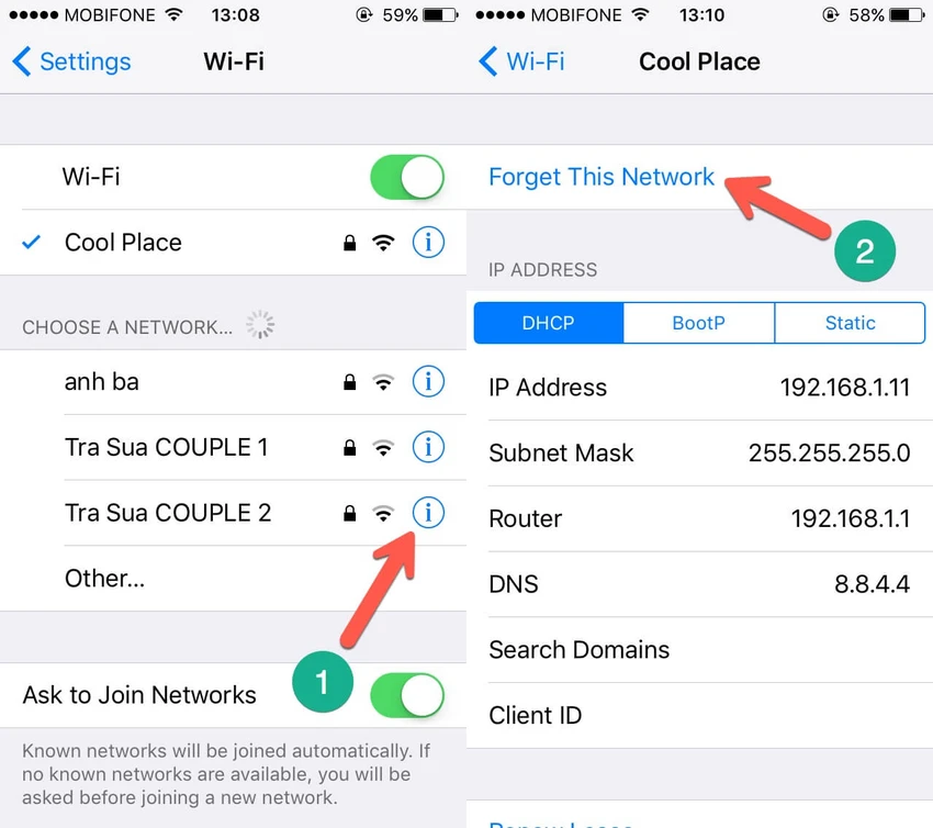 Sửa lỗi không thể kết nối Wi-Fi và Bluetooth trên iPhone ảnh 2 Wi-Fi