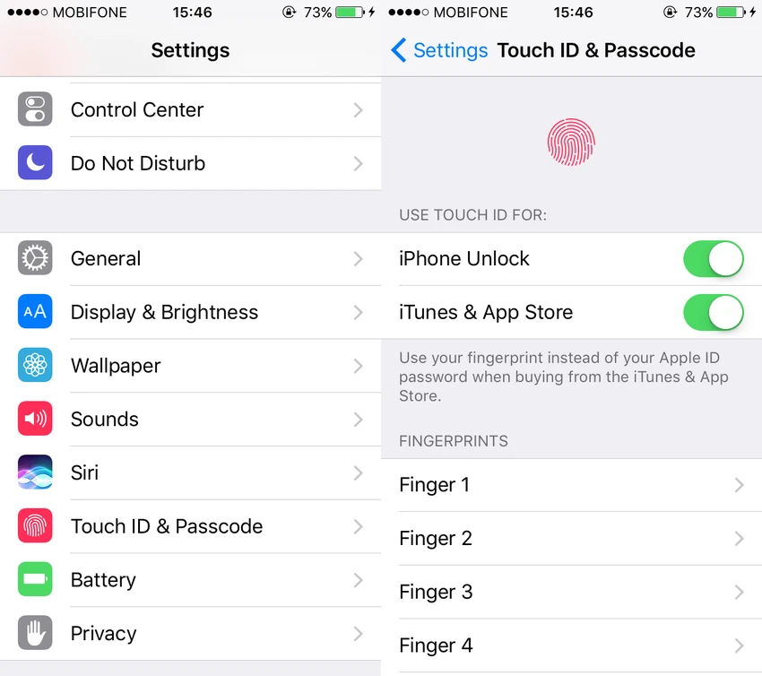 Sửa lỗi Touch ID trên iPhone không hoạt động ảnh 1 Sửa lỗi Touch ID trên iPhone không hoạt động ảnh 1