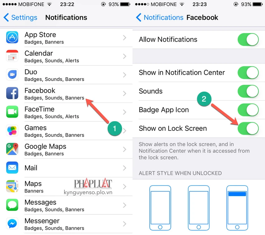 notifications