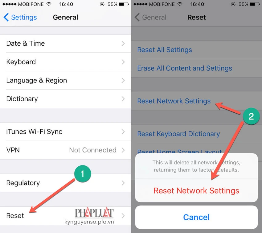 reset network