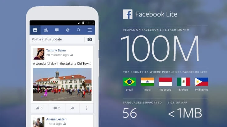 Facebook lite