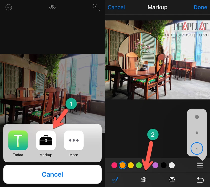 markup in ios 10