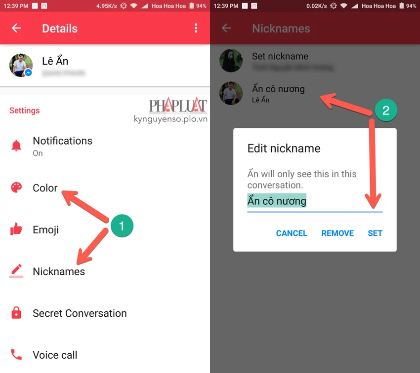 color messenger
