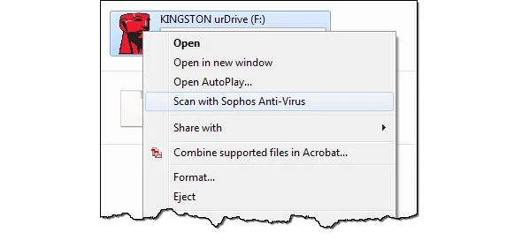quét virus usb