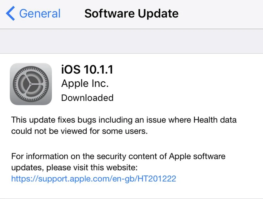 iOS 10.1.1 khiến iPhone bị tụt pin bất thường ảnh 2 iOS 10.1.1 khiến iPhone bị tụt pin bất thường ảnh 2