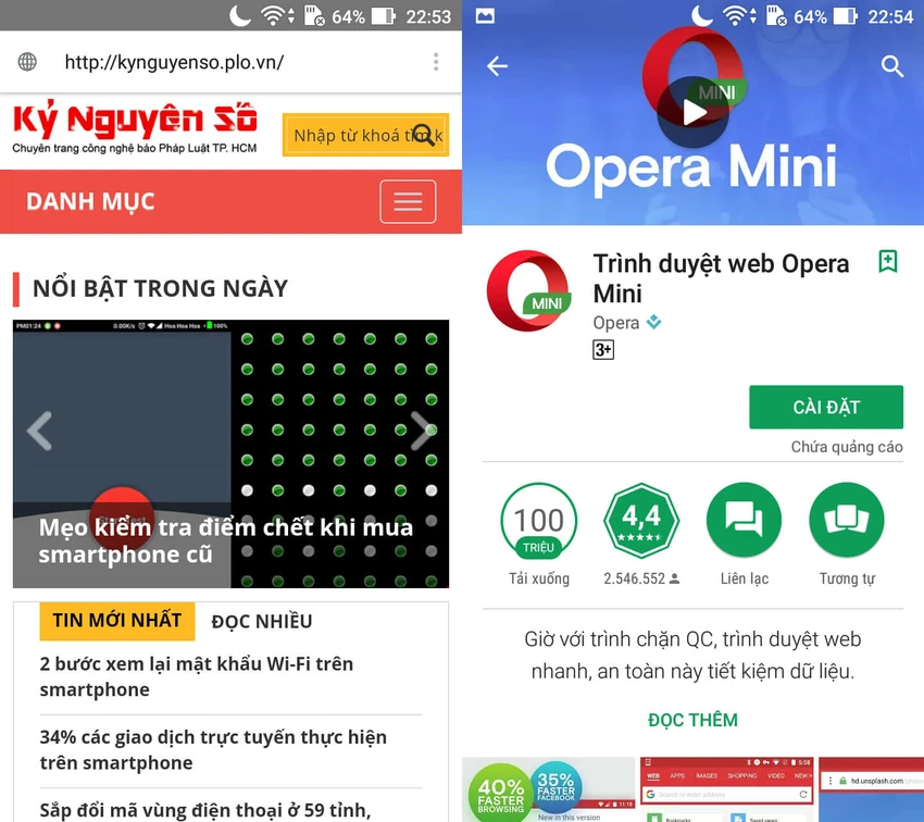 4 mẹo tăng tốc smartphone bạn không nên bỏ qua ảnh 3 trình duyệt