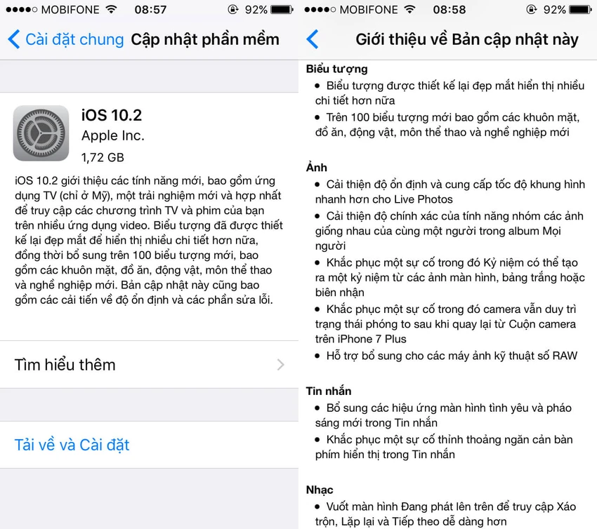 Apple chính thức ra mắt bản cập nhật iOS 10.2 ảnh 1 ios 10.2