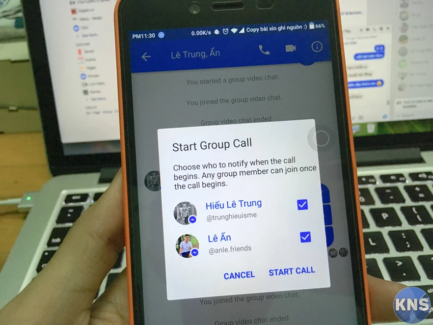 Cách gọi video theo nhóm trên Messenger ảnh 1 video call messenger