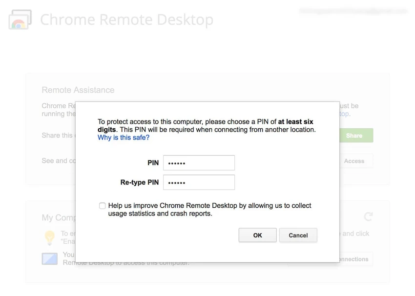 Chrome Remote Desktop