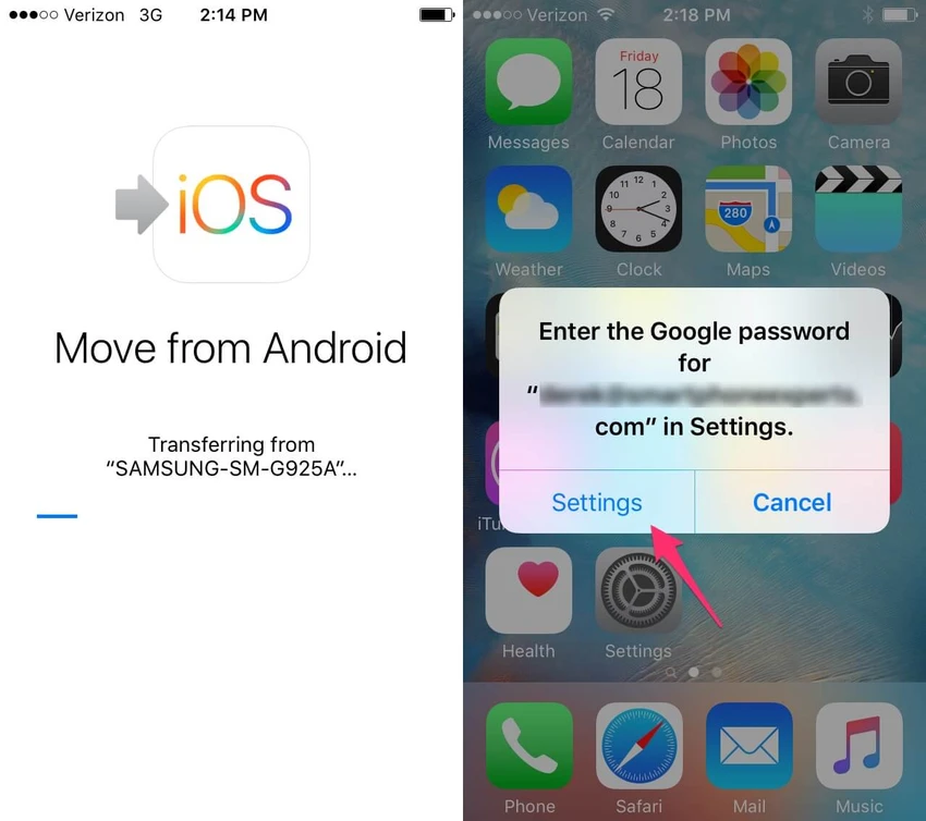 Mẹo chuyển dữ liệu nhanh từ Android sang iPhone ảnh 6 move to ios