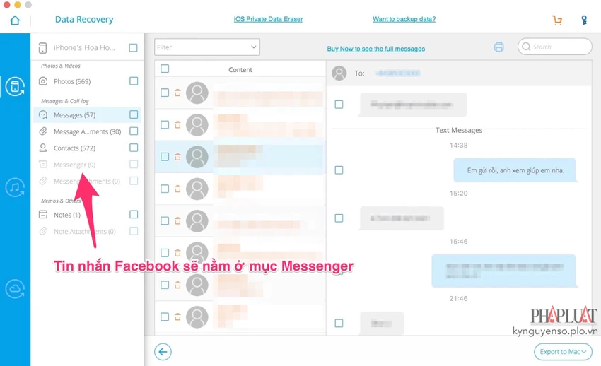 Cách khôi phục tin nhắn đã xóa trên Facebook 