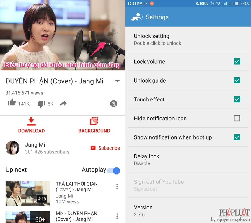Mẹo vô hiệu hóa màn hình cảm ứng trên smartphone