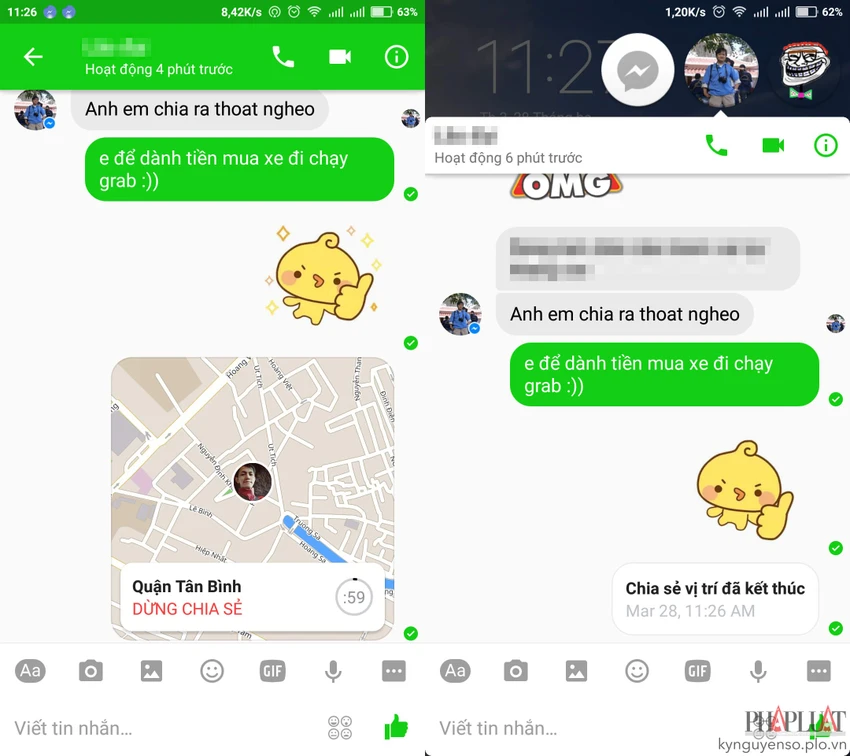 Cách chia sẻ vị trí theo thời gian thực trên Facebook ảnh 3 Live Location - Chia sẻ vị trí theo thời gian thực trên