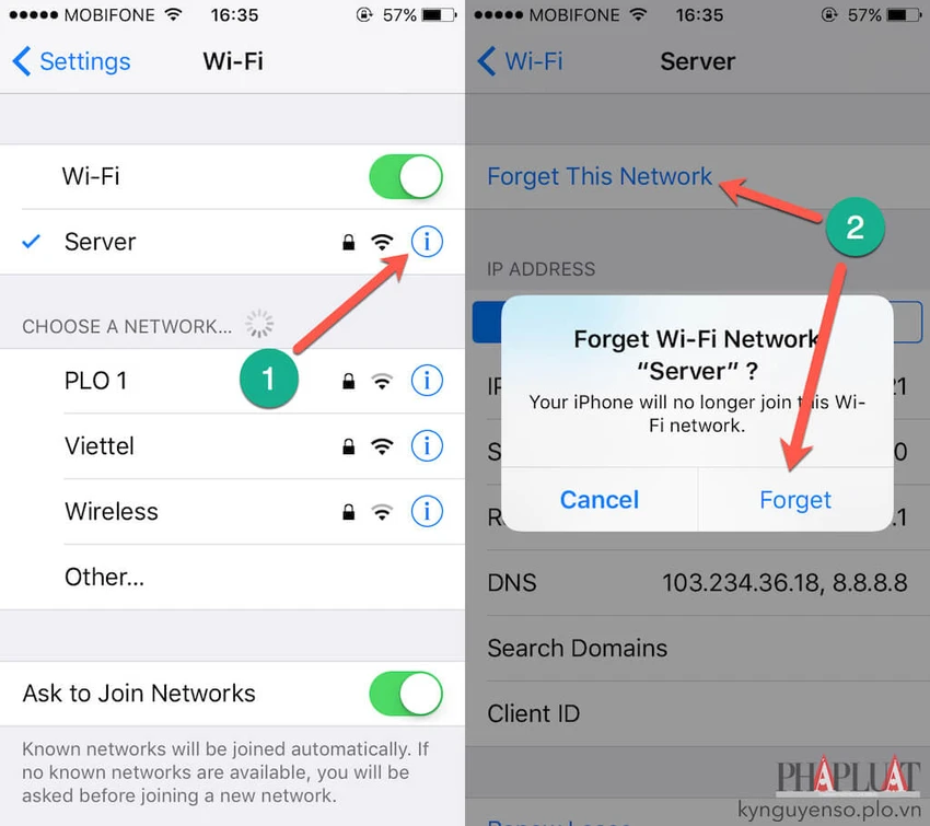 5 cách sửa lỗi iPhone, iPad không thể kết nối Wi-Fi