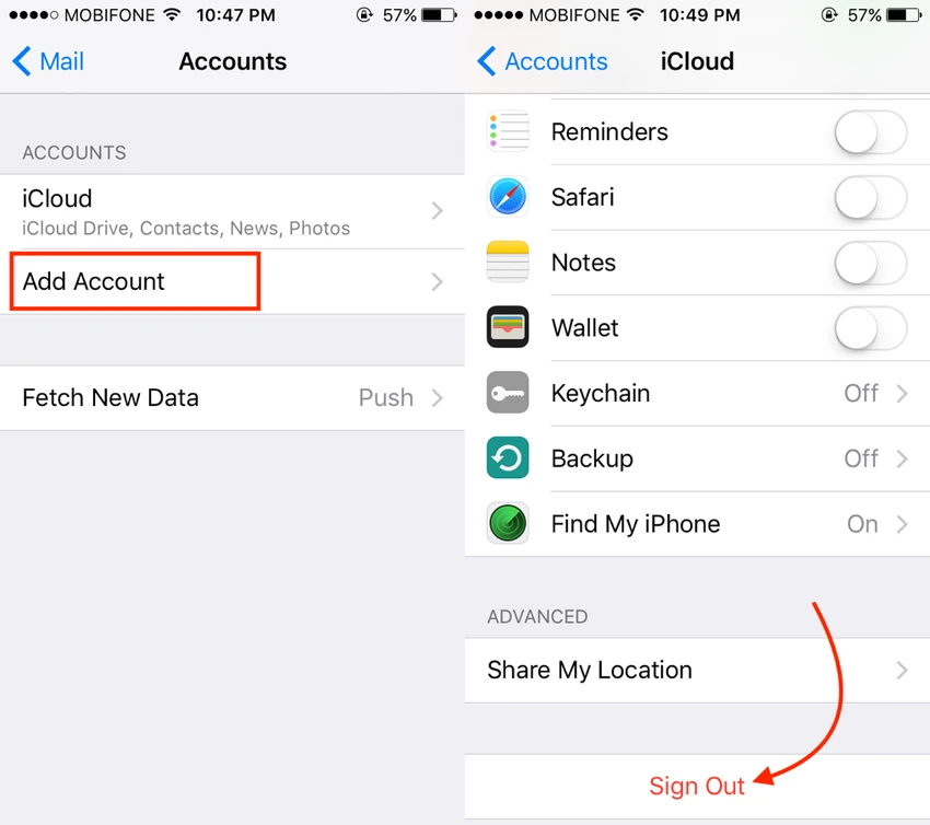 Sửa lỗi iPhone không thông báo khi có email mới ảnh 3 Sửa lỗi iPhone không thông báo khi có email mới ảnh 3