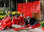 Cách viết câu đối, chúc tết kiểu thư pháp