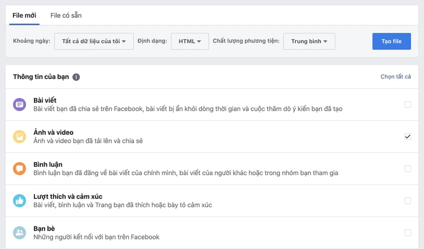 Cách chuyển hình ảnh trên Facebook sang Google Photos ảnh 4 Cách chuyển hình ảnh trên Facebook sang Google Photos ảnh 4