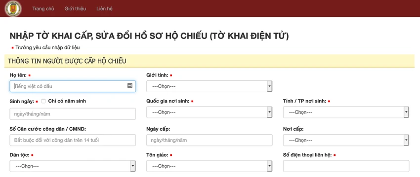 Hướng dẫn chi tiết cách đăng kí hộ chiếu trong vòng 5 phút
