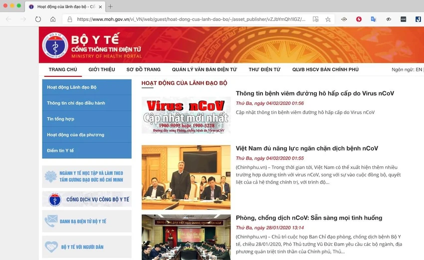 website-bo-y-te