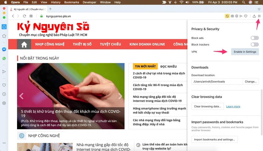 opera-vpn
