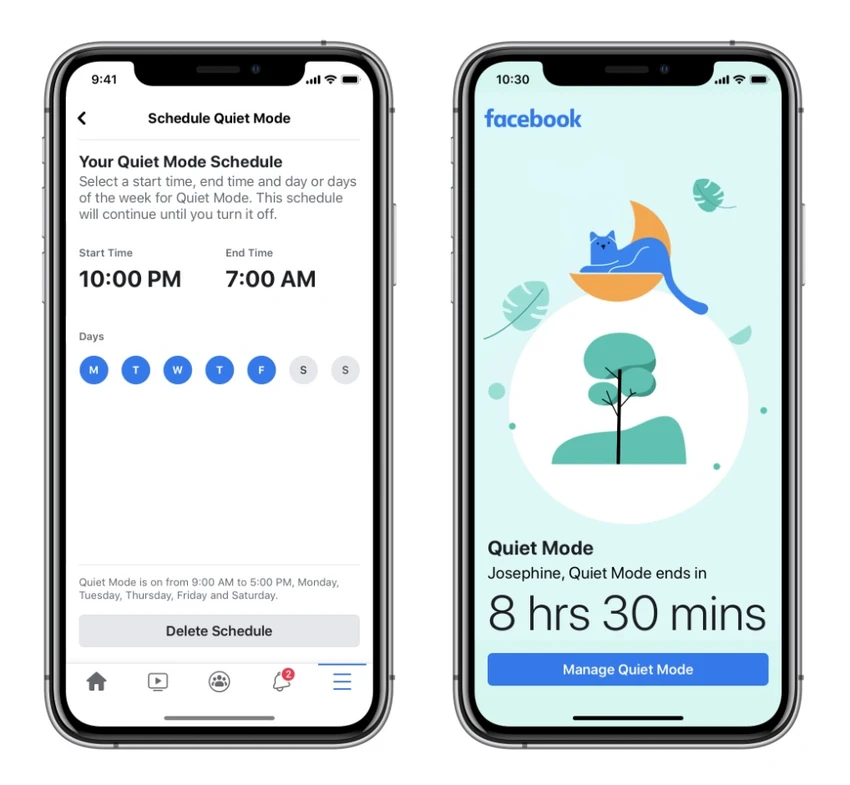 facebook-quiet-mode