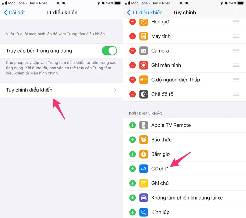 text-size-iphone