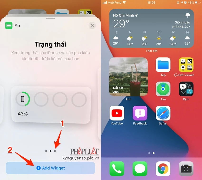 them-widget-vao-man-hinh-iPhone