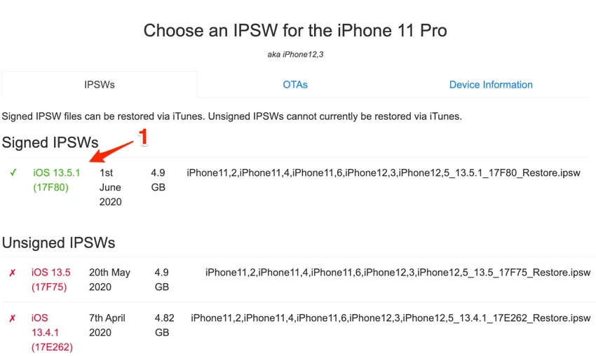 ipsw